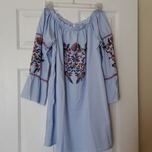 NWT, Off Shoulder Tunic Dress